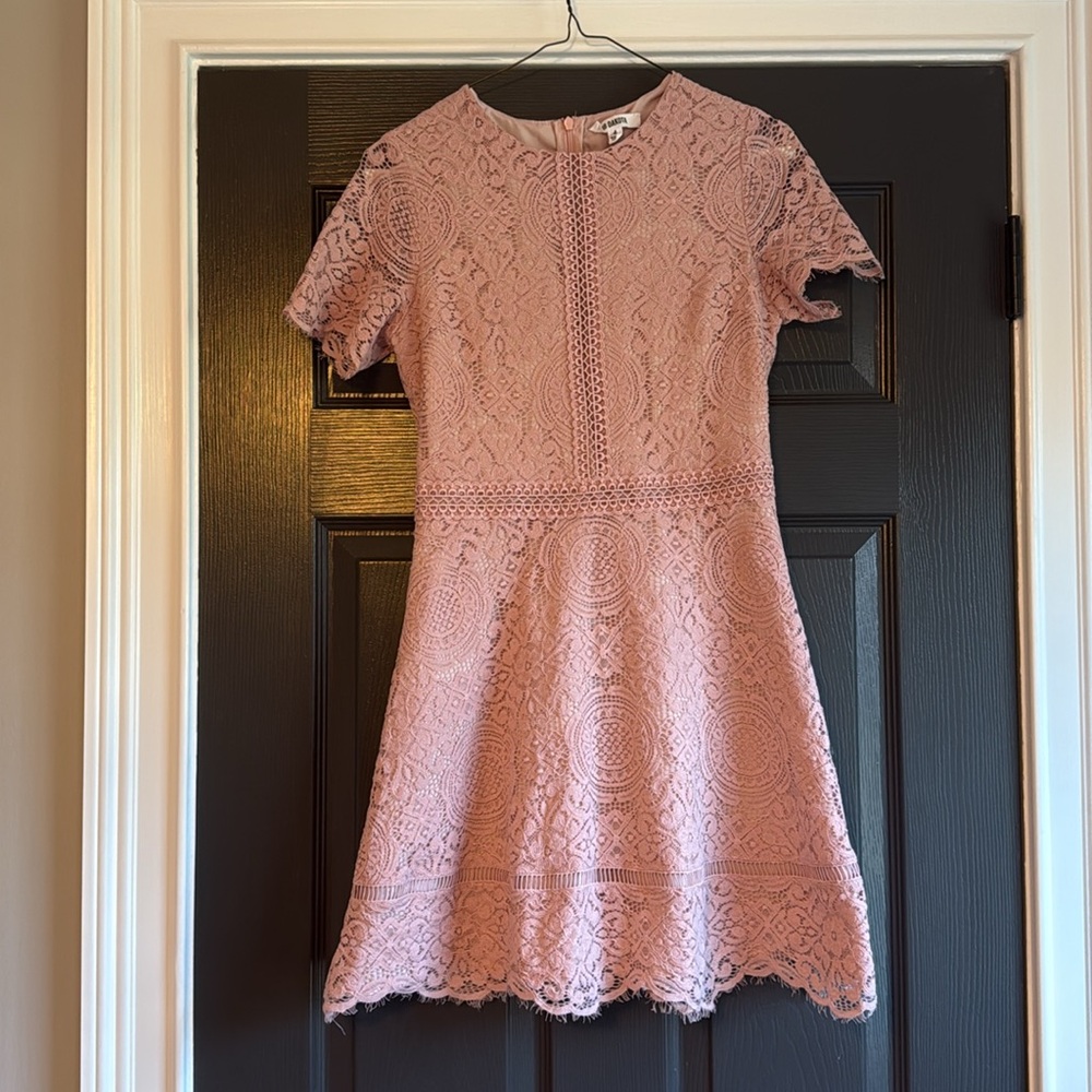 Blush Pink lace dress